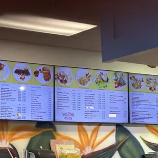 Amazing menu there's something for EVERYONE up there, so picky eaters you're in luck as well