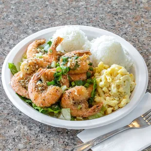 Garlic Shrimp Plate