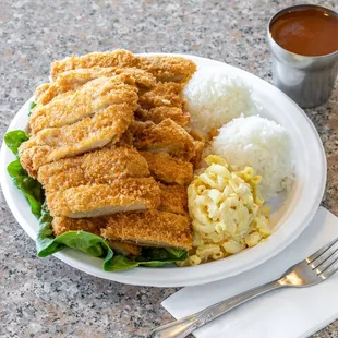 Chicken katsu Plate