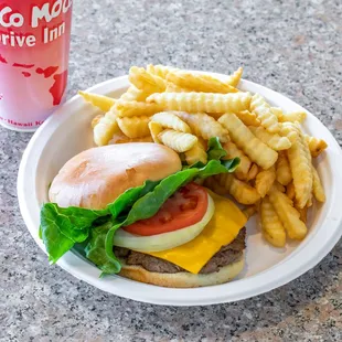 Cheese Burger Combo
