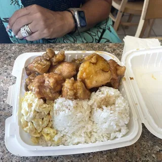 Regular Orange Chicken Plate