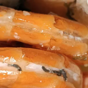 Shrimp is not Cleaned, Vein is still there. (If you care about that stuff.)