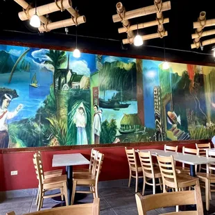 Large Hawaiian Mural