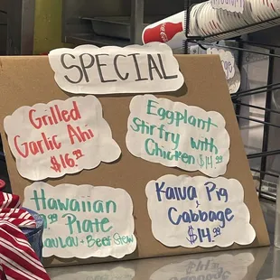 Specials