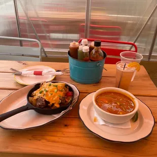 Sopa DE Tortillas and Charro Skillet