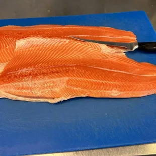 Fresh Salmon looking so beautiful!