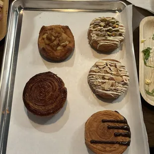 various pastries