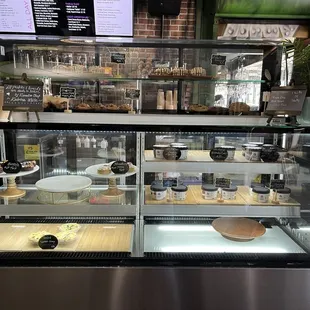 The pastry case