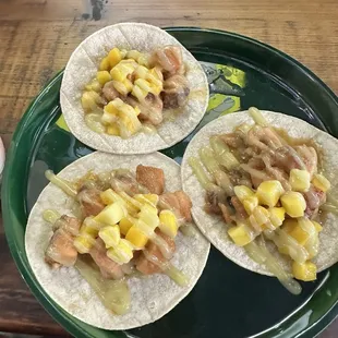 Aloha Salmon Tacos