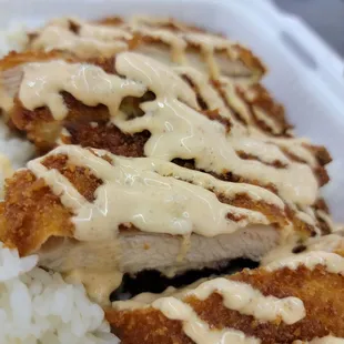 Chicken Katsu with &apos;Action Sauce&apos;