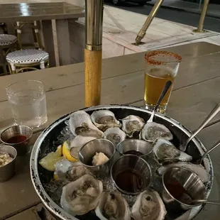 oysters, mussels, shellfish, oysters and mussels, food