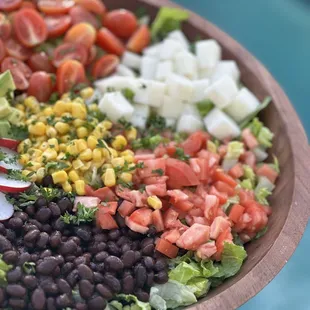 a bowl of mexican food