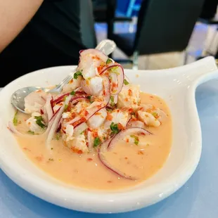 Extra spicy ceviche