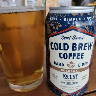 The Cold Brew Coffee Cider from Locust Cider!