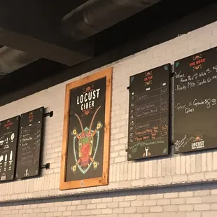 Tons of menu options &amp; a cool atmosphere inside