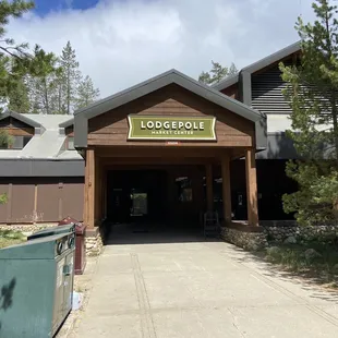 Entrance to the marker and gift shop. Located near the camping site in Sequoia national park.