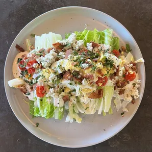 a salad on a plate