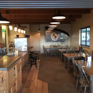 This restaurant has a beautiful interior