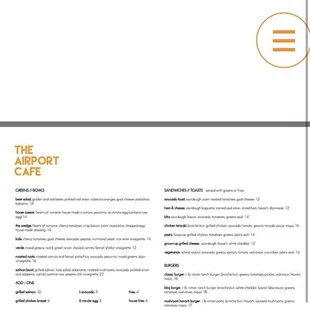 New menu