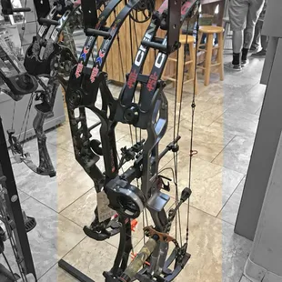 My new PSE Centrix on the right and my old PSE Supra on the left.