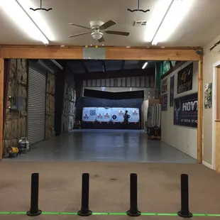 20 yard indoor range
