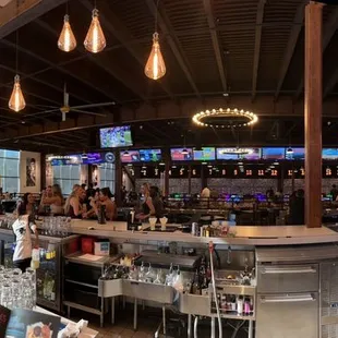 Nice Bar &amp; Bowling Area!