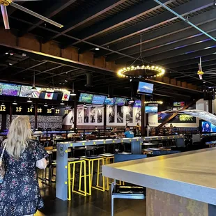 Daytime bowling and bar