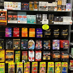 Vape, condoms, air fresheners, clear eyes