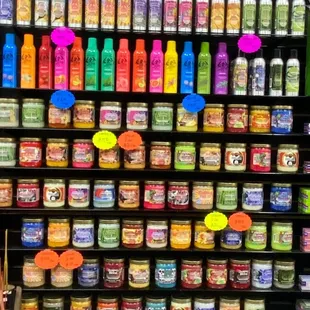 Candles and fragrance spray smoke odor exterminator