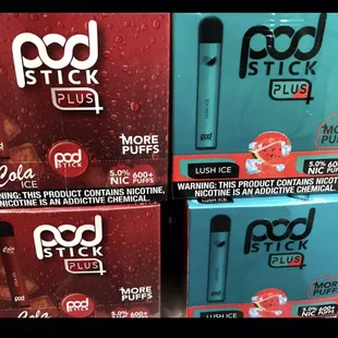 Pods! Lots of flavors,different brands &amp; nicotine options.