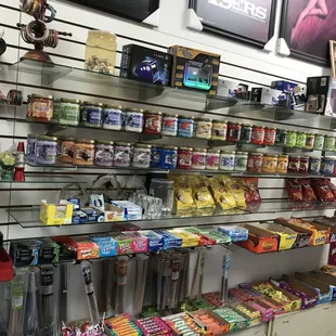 Snacks and smoke proof candles!