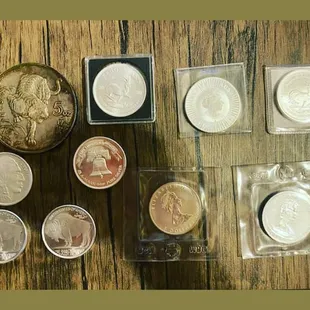 He loved the coins with animals (buffalo&apos;s, antelope, tigers) on them so thats what he chose.