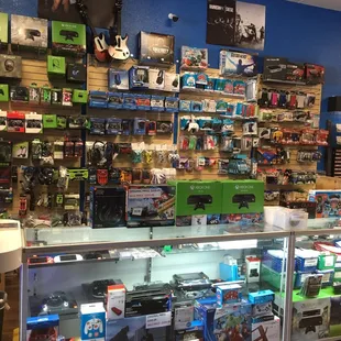 Variety of system and components which range from retro consoles to the more recent