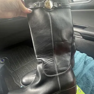 New Tommy Hilfiger knee high boots, $12.99 All proceeds benefit Lodi House, offering hope and support to homeless women and children.