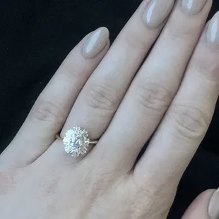 Newly sized ring! Thank you!