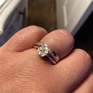 Wedding ring after a new baby.