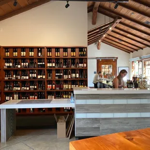 The tasting room