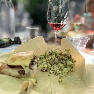 Muffaletta and Rosé