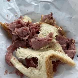 Grilled CB in white? One bite taken.