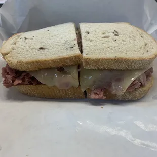 a deli sandwich