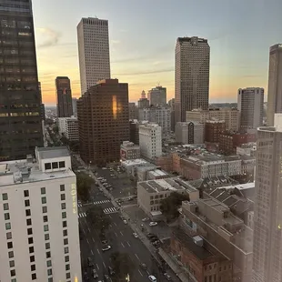 The view from the 21st floor!