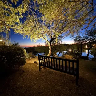 Nice sunset view near the Flying V Bar &amp; Grill