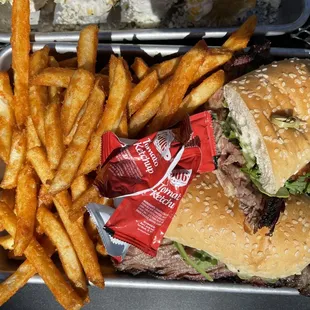 Smoked Beef Brisket Po' Boy