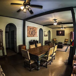 Loft 84 Groom's Room. A great place for the groom and his groomsmen to get ready and relax in before the wedding.