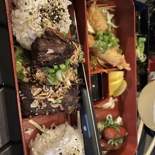 Short Rib Bento Box