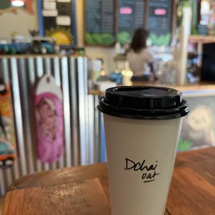 Dirty chai at Loft Espresso