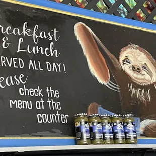 I like the  sloth!