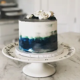 My small custom cake. Lemon berry.