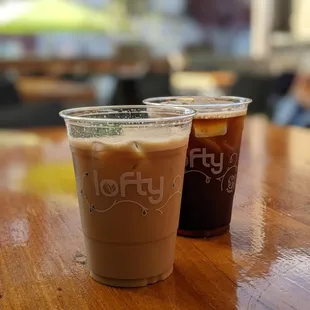 Minty vanilla cold brew and the Kyoto nitro cold brew