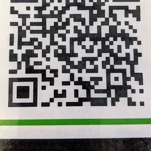 QR code mobile friendly menu